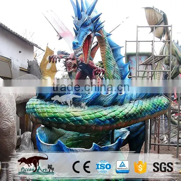 OA 4132 Hot Sale Mythological Animatronic Dragon for Park photo-3