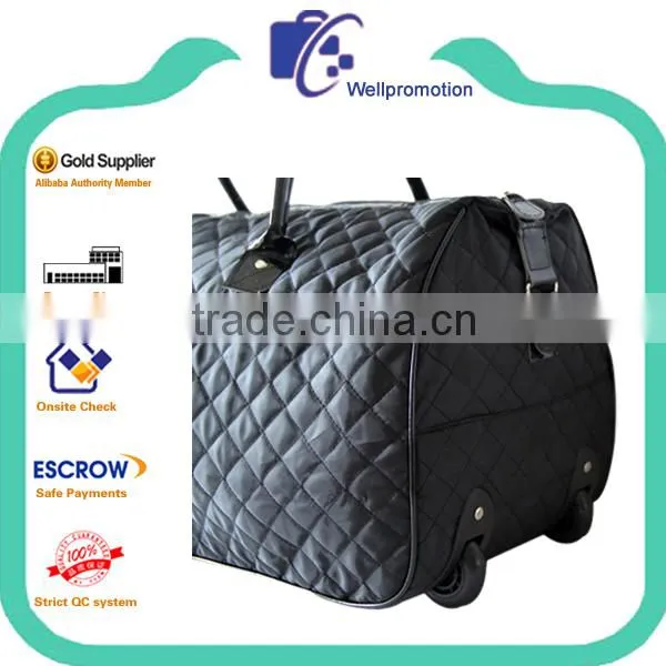 Custom Sport Trolley Bag Carry Duffel Travel Bag With Trolley photo-4