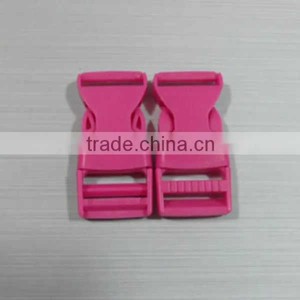Red Color 3/4 Adjustable Side Release Buckle for 20mm Webbing