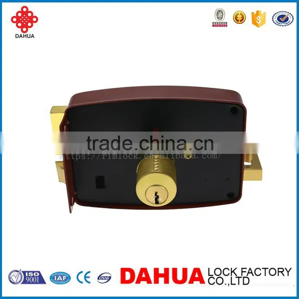 High Quality Rectangular Printed Door Lock With Keys Safety Lock 6683 photo-4