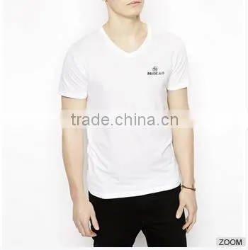 High Quality Men's V-Neck Cotton T-shirt