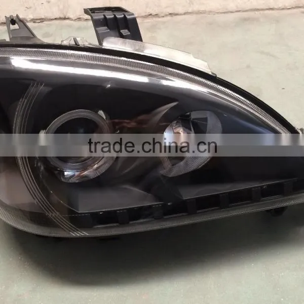 W163 ML 320 ML 430 ML55 AMG Black Headlights Head Lamp Assembly photo-3