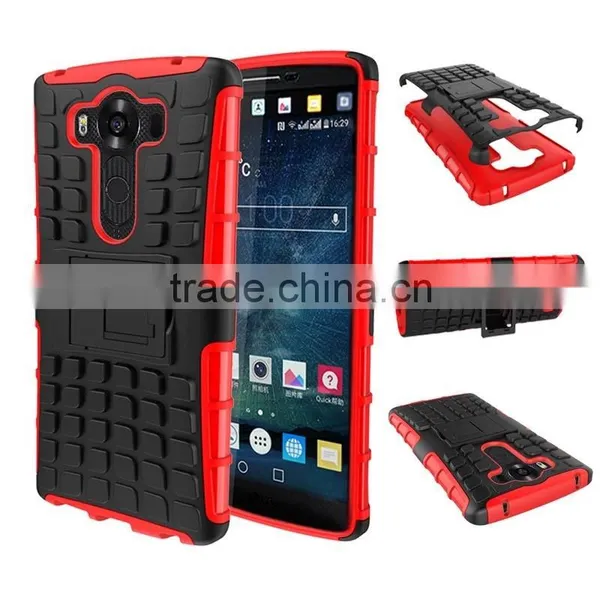 Cheap Goods From China For LG V10 G4 Pro PC + TPU Shockproof Hard Hybrid Rubberized Kickstand Case, Case for lg V10 g4 Pro photo-6