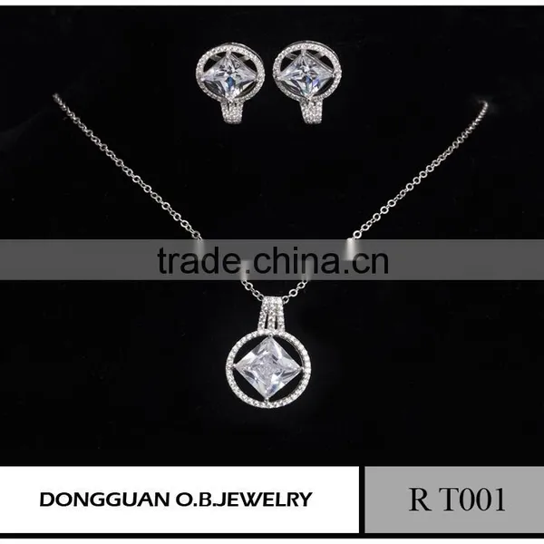 New Arrival Fashion Costume Jewelry Set New Designs Zircon Jewelry photo-2