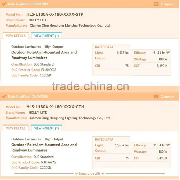 150W Led Shoe Box For Tennis Court UL ETL DLC Approval photo-4