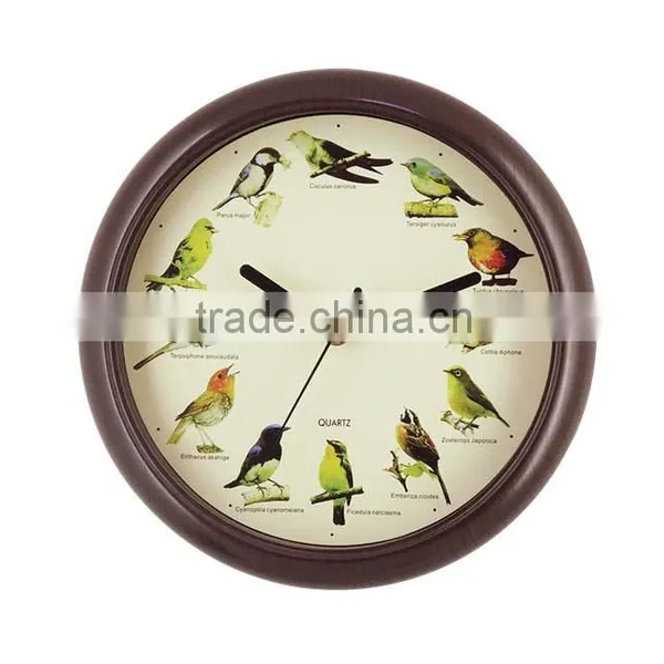 New Design 10 Inch Singing Bird Clock 2016 photo-3