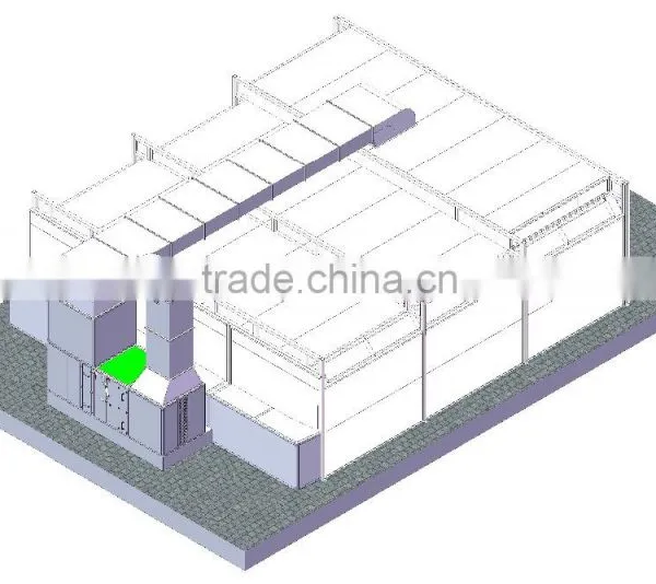 JF Wooden Spray Booth Manufacturer Car Paint Spray Booth Panel photo-3