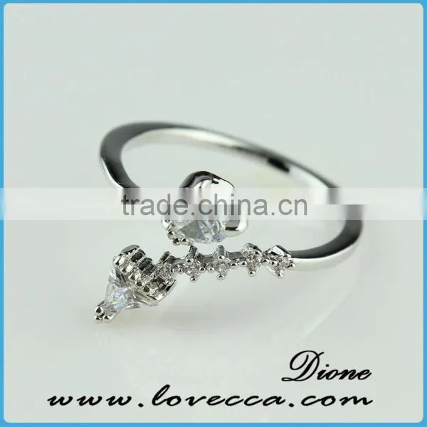 2015 Fashion Jewelry Ring!latest Weddingring Design!micro Pave Diamond Setting Ring-wedding Silver Ring Wholesale Jewerly photo-2