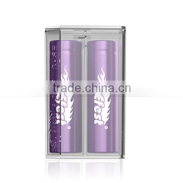 Plastic Case Efest H2 Plastic Storage Case 18650 Battery Holder High Quality Efest H2 photo-6