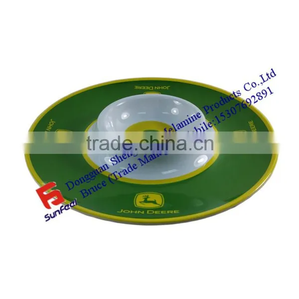Melamine Round Plate&chip and Dip Tray photo-4