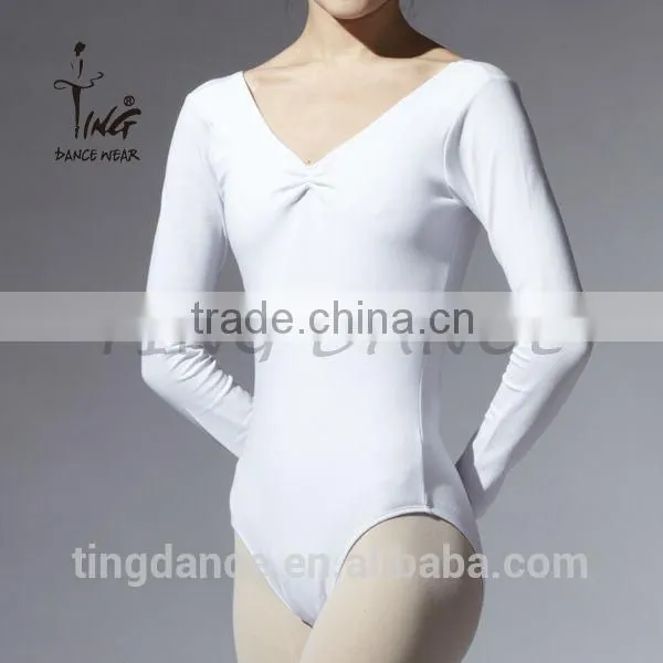 20152 New High Back Long Sleeve Leotard