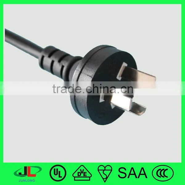 CCC ISO Approved China 2 Pin 3 Pin Electrical Cord Plug Power Cable photo-4