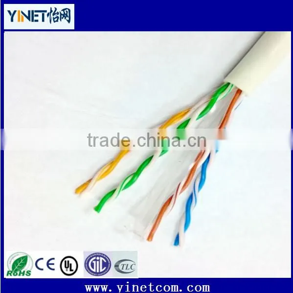 Factory Price Cat 6 Unshielded Ethernet Cable , Pure Copper Conductor, UTP, 305M photo-3