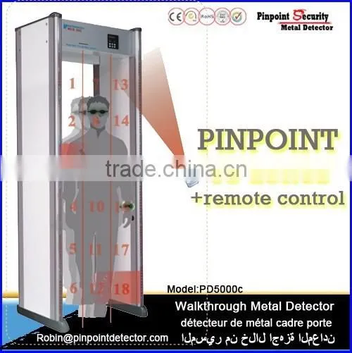 Pinpoint Factory 8 Zones Full Body Archway Walkthrough Metal Detector, Dubai Gold Detector Price photo-2