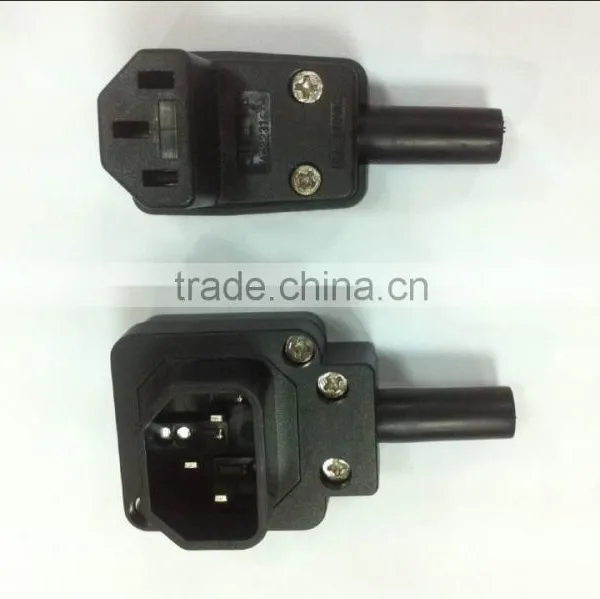Hot Selling IEC C13 Female Power Connector Plug 90 Degree Socket Plug photo-3
