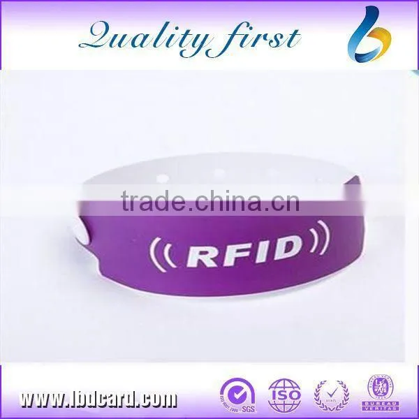 RFID EM4200 Wristbands EM4200 Disposable PVC Bracelets photo-4