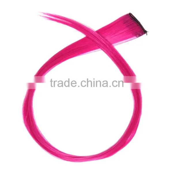 Party Decorative Straight Hair Piece Clip in Extension photo-3