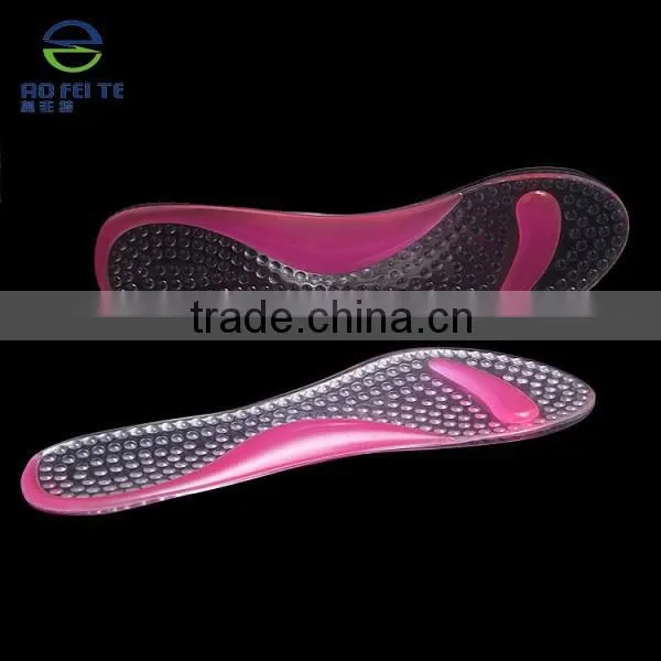 2 Pair Silicone Gel Non-Slip Arch Support Pads Shoe Heel Silicone Insole Cushion photo-5