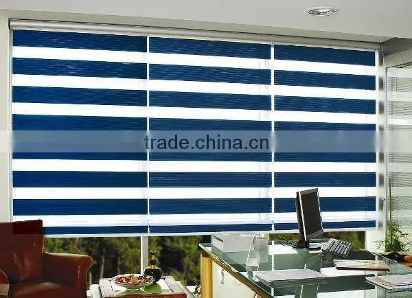 Office Decro Zebra Blind Double Layer Zebra Roller Blind