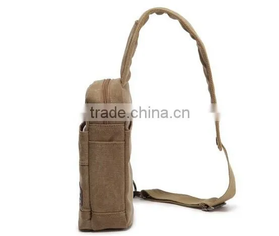 Men Travel Canvas Shoulder Bag for Ipad photo-4