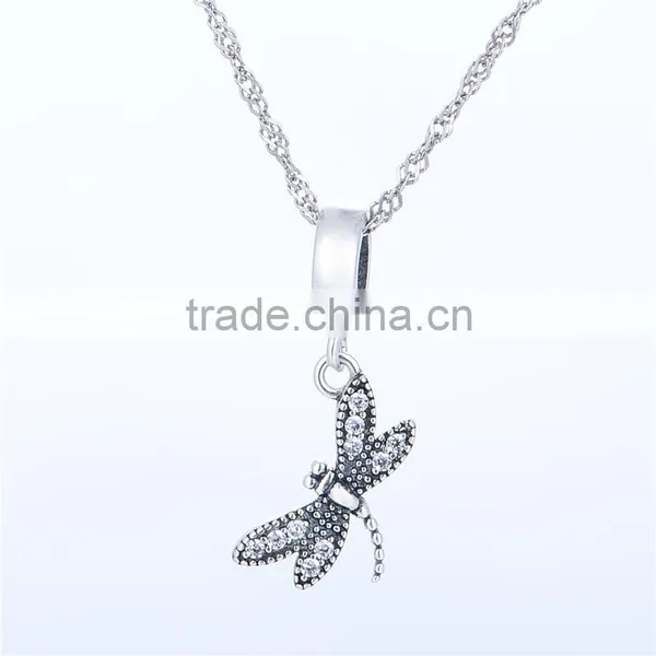 S169 Globalwin Brand 925 Jewelry Wholesale Dragonfly Pendant Sterling Silver photo-3