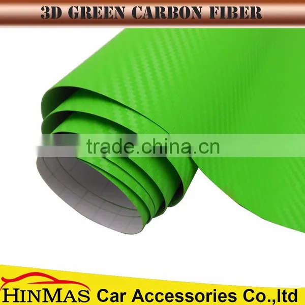 Hinmas Full Car Body Wrap 3d Carbon Fiber Vinyl Blue for Color Changing photo-2