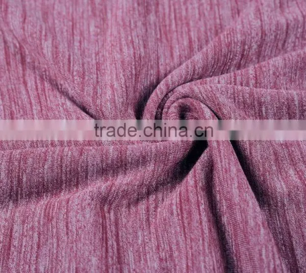 T/R 80% Polyester 20% Rayon Blended Colored Yarn Knitted JERSEY FABRIC photo-2