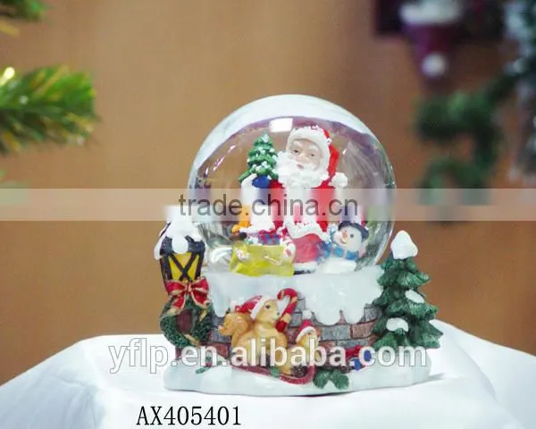 Resin Santa Claus for Crystal Ball Christmas Ornaments,traditional Santa Claus Crafts photo-2