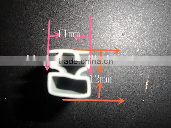 Extruded Refrigerator Magnetic Door Seal Strip/magnetic Refrigerator Door Gasket
