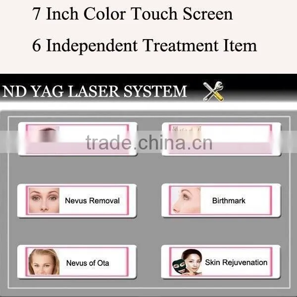 Best China Hot Sale!! Super Fast Color Touch Screen nd Yag Tattoo Laser Beauty Machine 10HZ photo-2