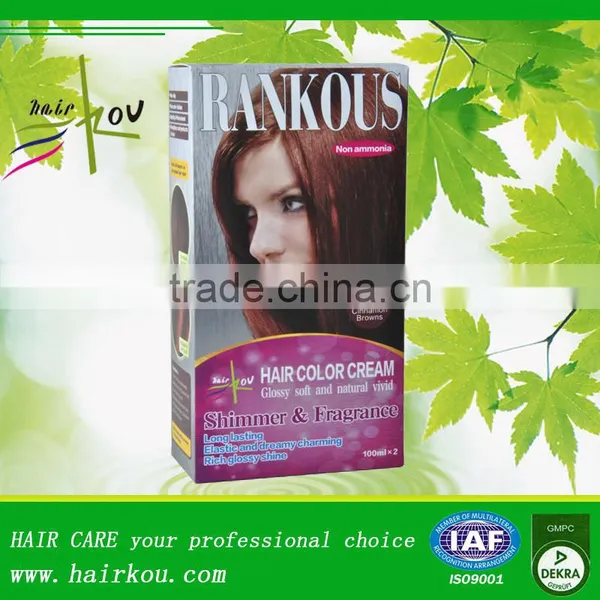Hair Color Cream no Ammonia/no Peroxide Hair Color Dye photo-2
