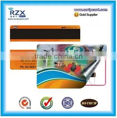Hot Sale ISO14443A 13.56MHz PVC RFID Card With Magnetic Stripe photo-2