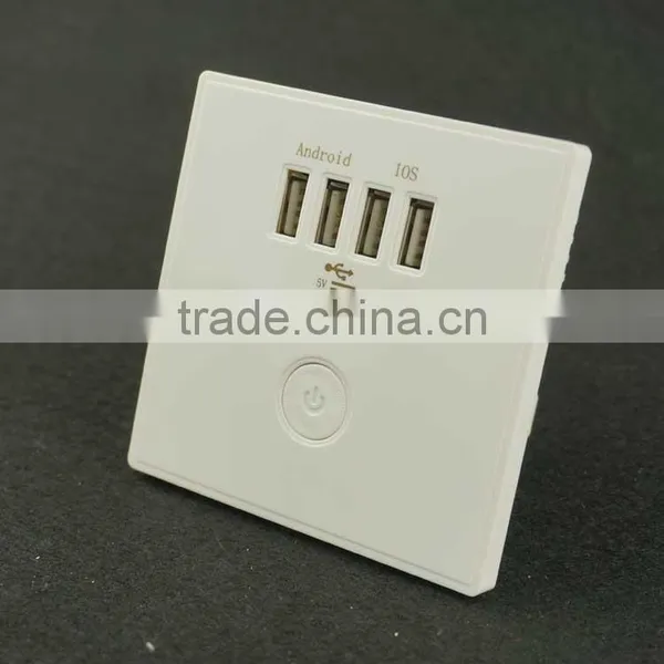 Best Selling Electrical Outlet Usb Wall Charge Socket With Turn/off Switch photo-6