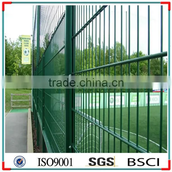 Outdoor Metal Fence, Double Top Rails Metal Fence photo-4