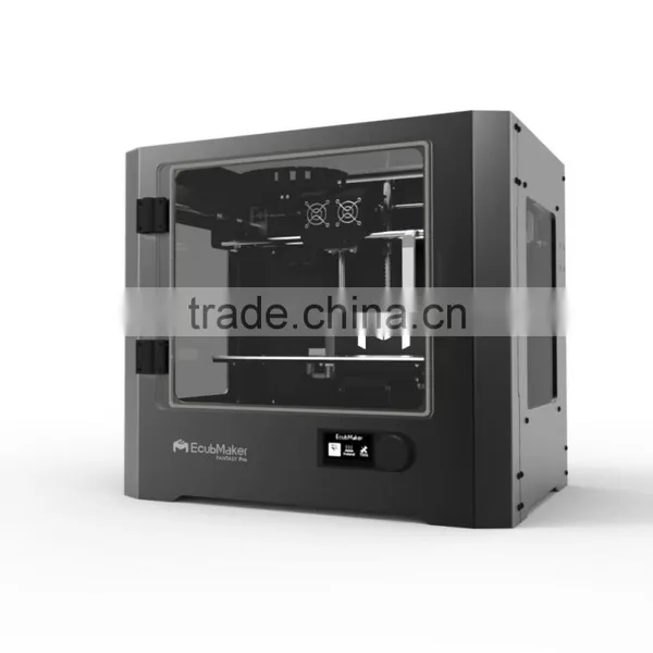 EcubMaker FANTASY Pro Dual Extruder Large 3D Metal Printer Kit Machine Price for Sale 260x180x200mm Soluble Support Filament photo-2