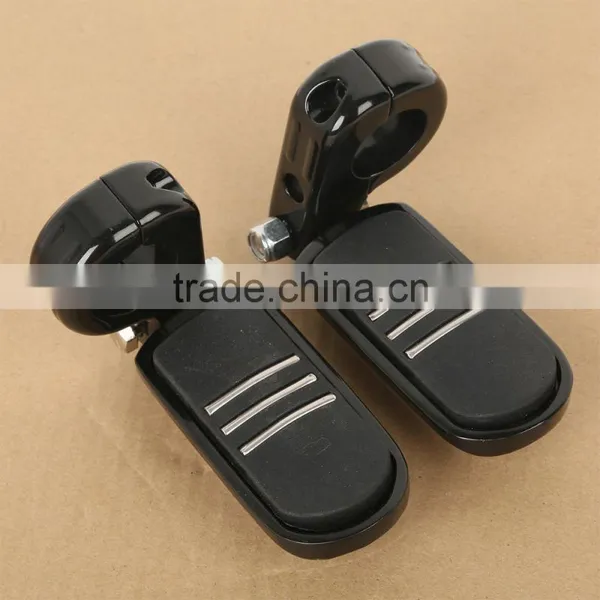 32mm 1.25" Highway Engine Guards Clamp Foot Pegs For YAMAHA XV1600 XV1700 XV1900 photo-2