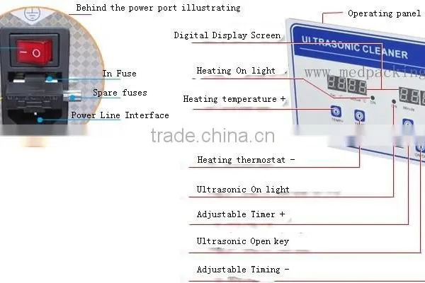Ultrasonic Cleaning Machine JP-010S Phone Motherboard Denture Ultrasonic Cleaner Jewelry Cleaner photo-2