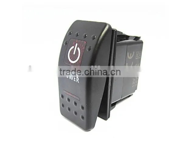 Rocker Switches With POWER LIGHTS Red photo-2