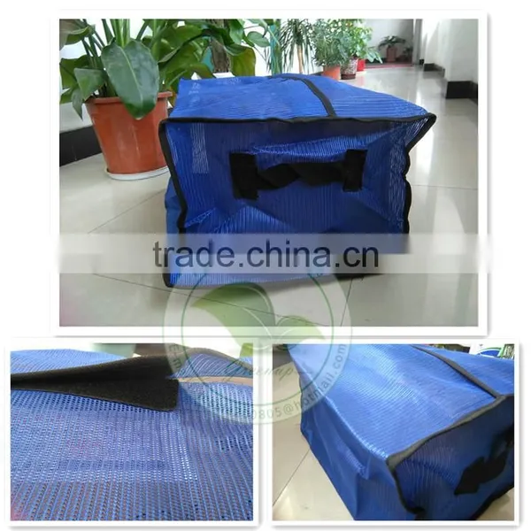 Unique Economic Blue Mesh Strap Storage Bag For Sale photo-3