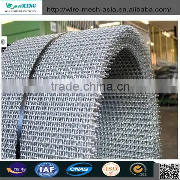 Galvanized Crimped Wire Mesh Sieving Sand or Rocks photo-3