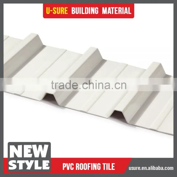 Raw Material Used for Construction Corrugated Fireproof Plastic Roofing Material photo-2