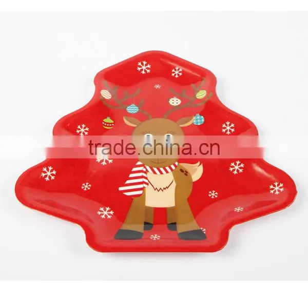 Customed Tray Christmas Tree Shape Plate photo-3