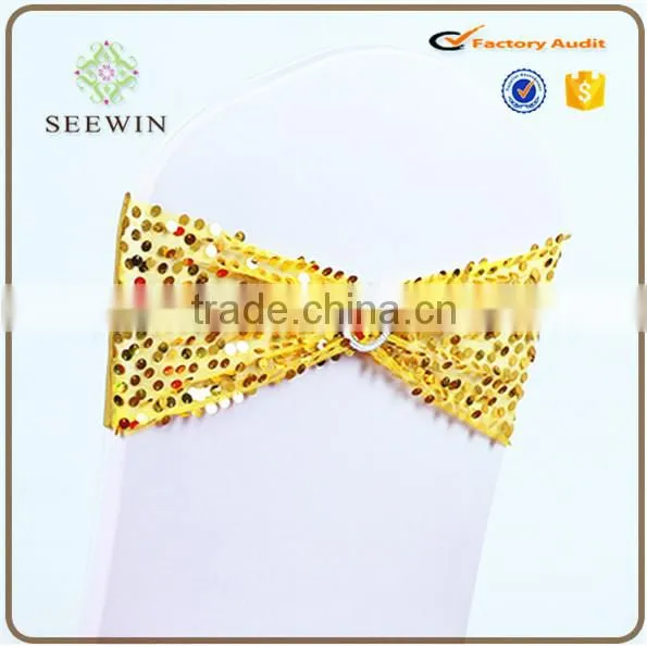 Colorful Sequin Chair Band for Chair Decorative photo-5