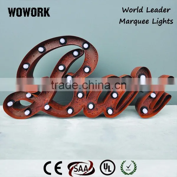 Illuminated Industrial Letter photo-6
