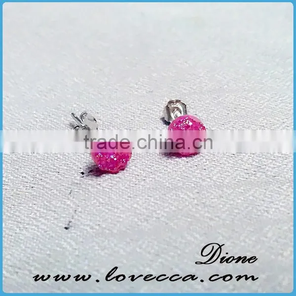 Fancy Stud Earring Latest Fashion Accessories Geode Earrings photo-5