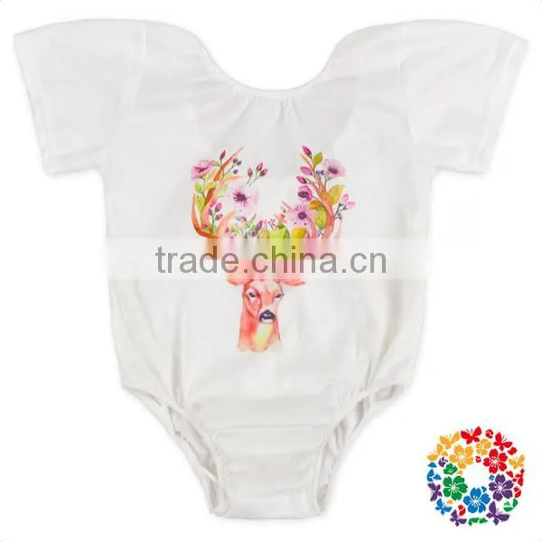 Infant Baby Mother's Day Short Sleeve White Jumpsuit Customize Printing Baby Onesie Wholesale photo-5