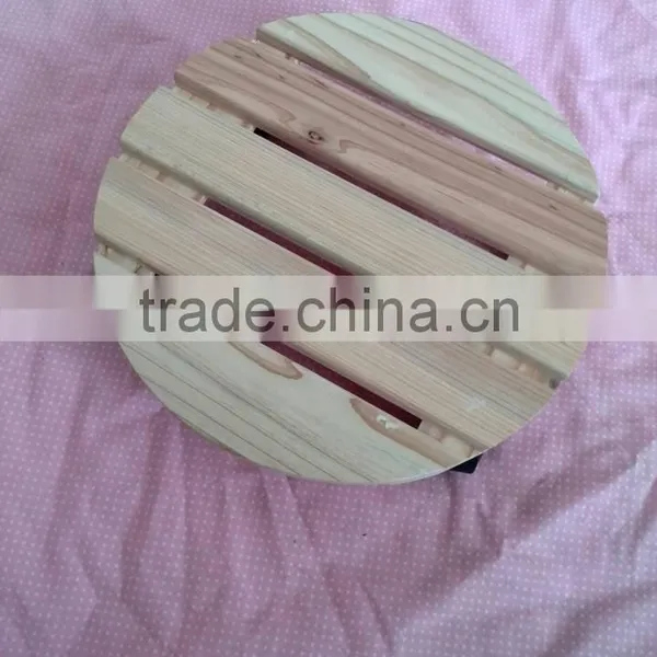 Wooden Mat With Wheels for Your Flower Pot photo-6