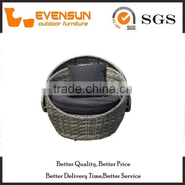 Great Dog Rattan Bed With Canopy Dark Brown photo-4