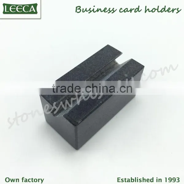 Black Rock Stone Basalt Business Card Holder Office Stationery Set Promotional Gifts photo-2
