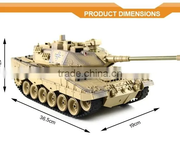 R/C Fight Tank With Light And Music Radio-Controlled Models Military Combat R/C Toy photo-4